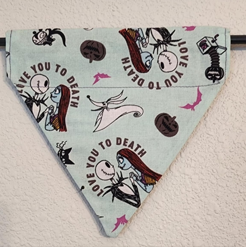 SMALL "Love You To Death" NBC Dog Bandana